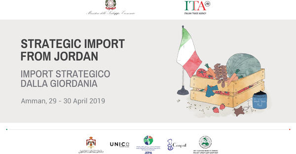 ICE Agenzia promuove l'import strategico dalla Giordania
